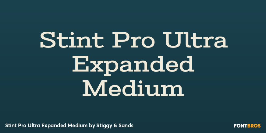 Stint Pro Ultra Expanded Medium Poster
