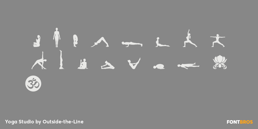 Yoga Studio Font Poster #2