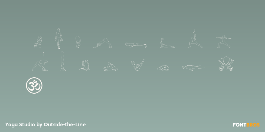 Yoga Studio Font Poster #3