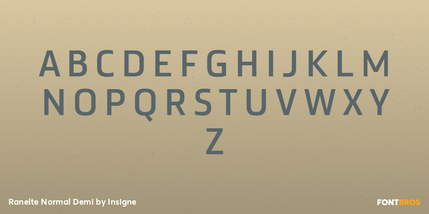 Ranelte Normal Demi Font Poster #1