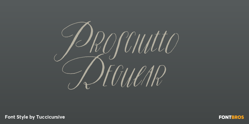 Prosciutto Regular Poster