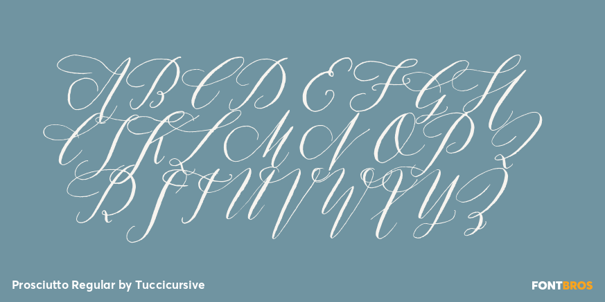 Prosciutto Regular Font Poster #2