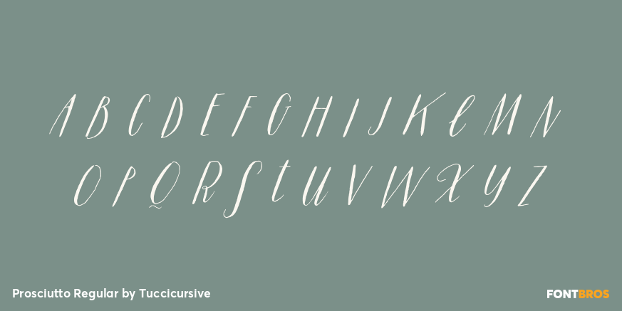 Prosciutto Regular Font Poster #3