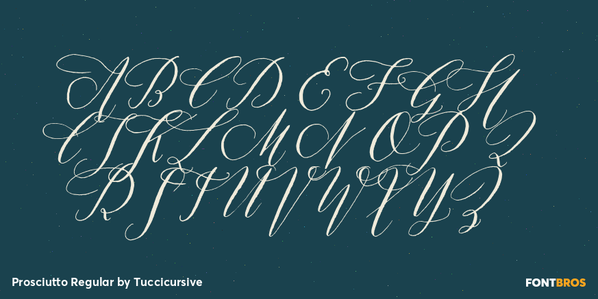Prosciutto Regular Font Poster #1