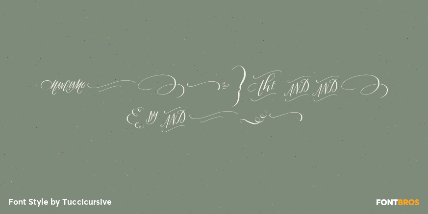 Prosciutto Extras Font Poster