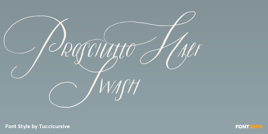 Prosciutto Half Swash Poster