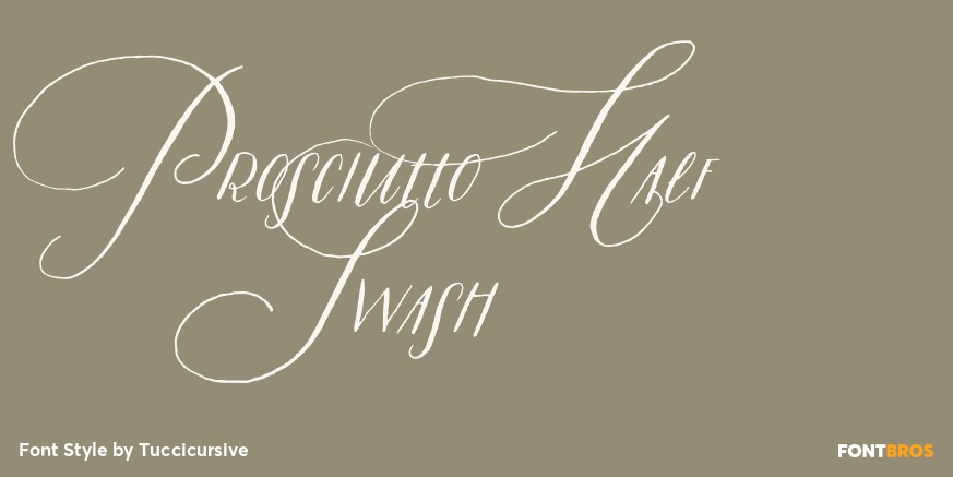 Prosciutto Half Swash Poster