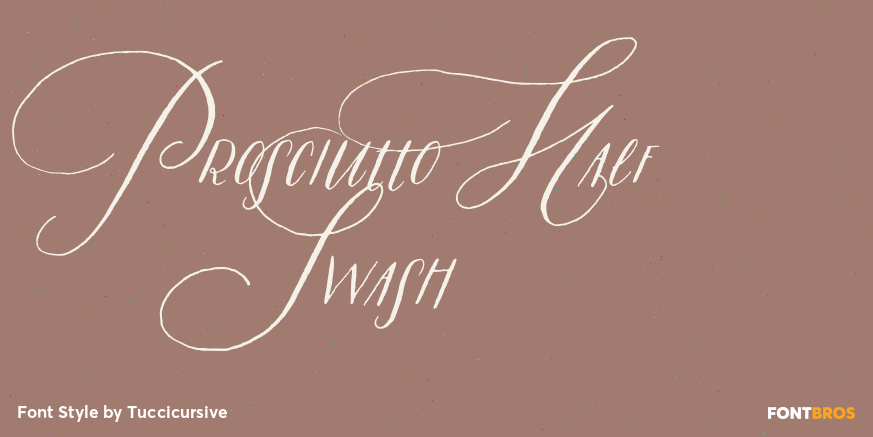 Prosciutto Half Swash Poster