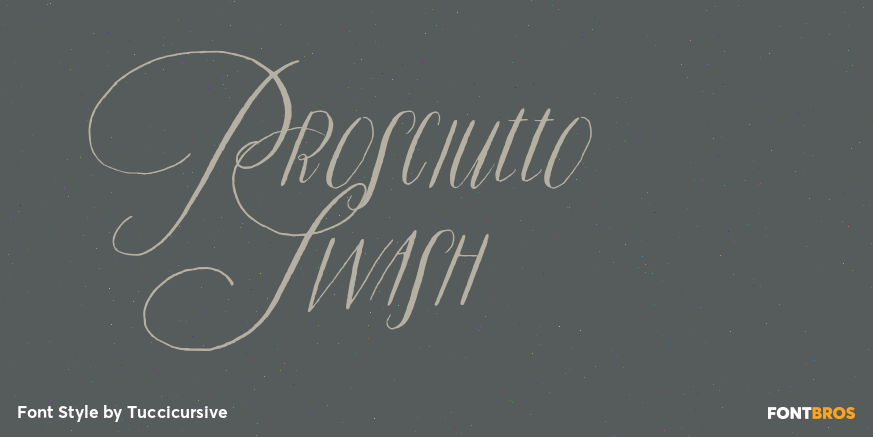 Prosciutto Swash Poster