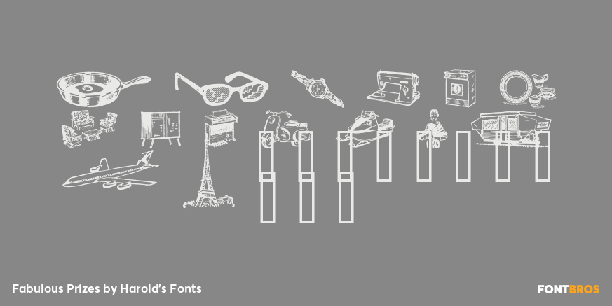 Fabulous Prizes Font Poster #3