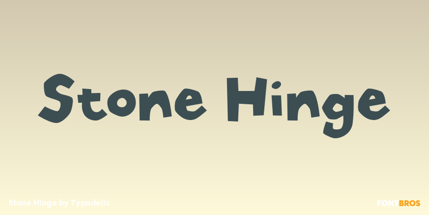 Stone Hinge Font Poster #1