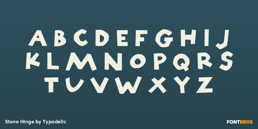 Stone Hinge Font Poster #1