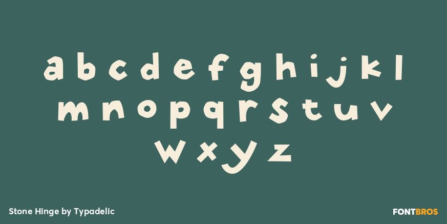 Stone Hinge Font Poster #1