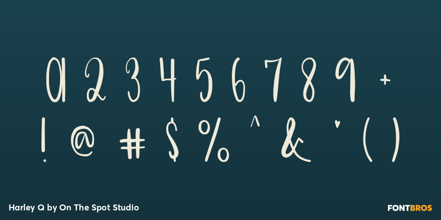 Harley Q Font Poster #4