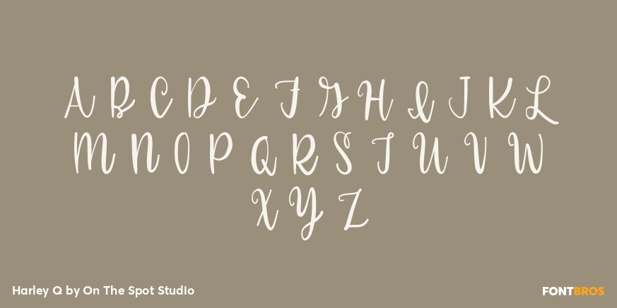 Harley Q Font Poster #1