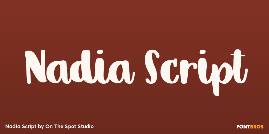 Nadia Script Font Family