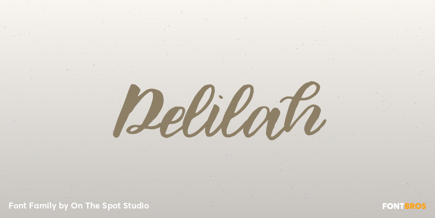 Delilah Font Family Poster