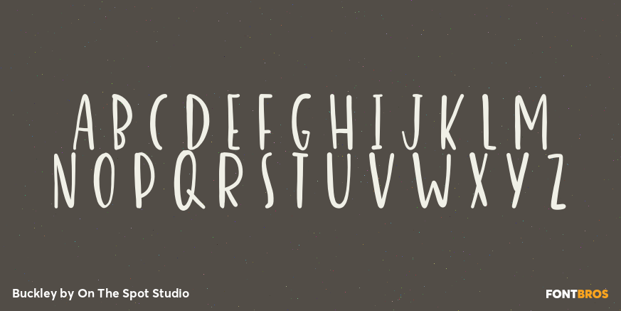 Buckley Font Poster #1
