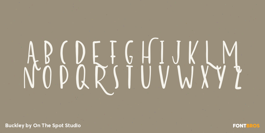 Buckley Font Poster #1