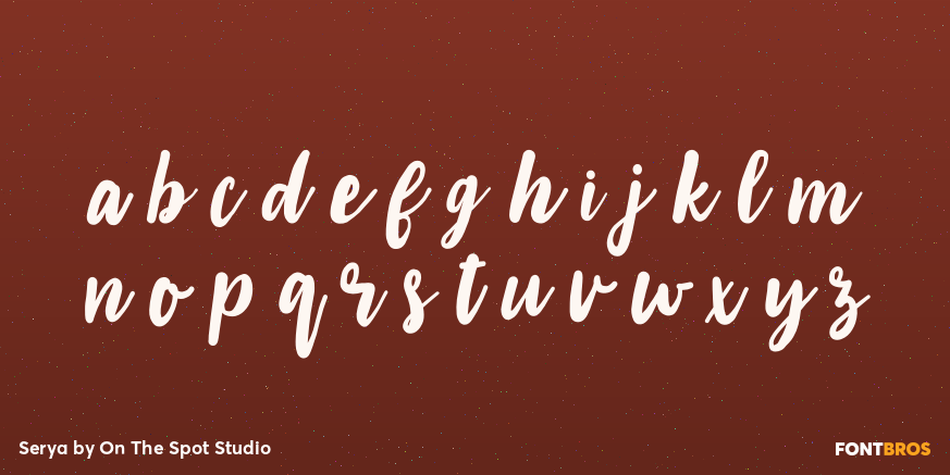 Serya Font Poster #3