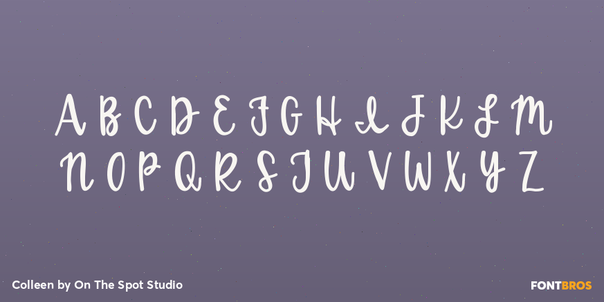 Colleen Font Poster #2