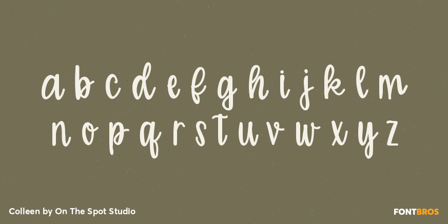 Colleen Font Poster #3