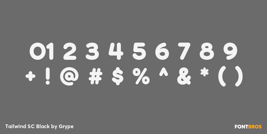 Tailwind SC Black Font Poster #4