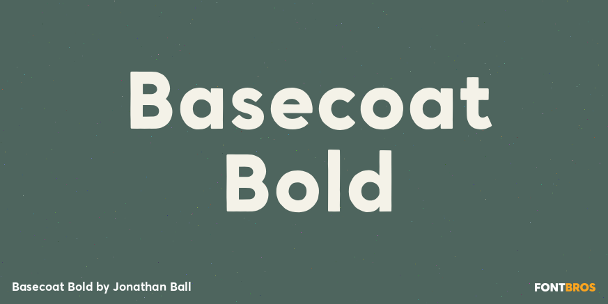 Basecoat Bold Font Poster #1