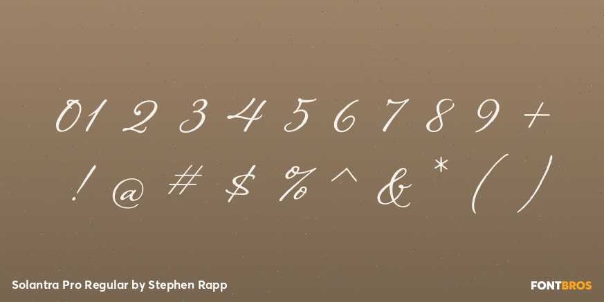 Solantra Pro Regular Font Poster #1