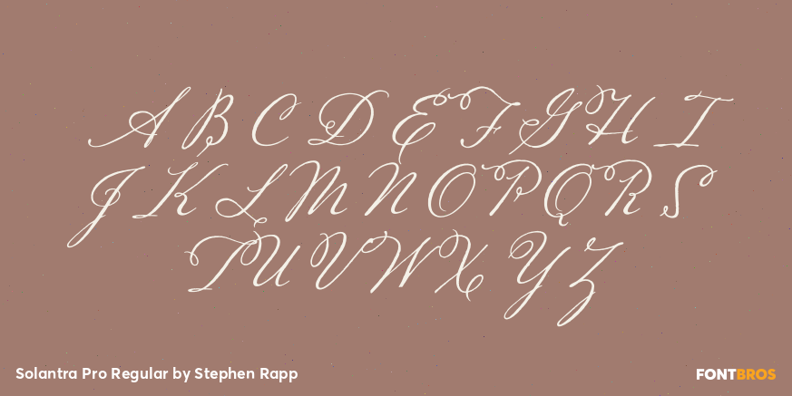 Solantra Pro Regular Font Poster #2