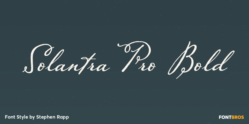 Solantra Pro Bold Poster