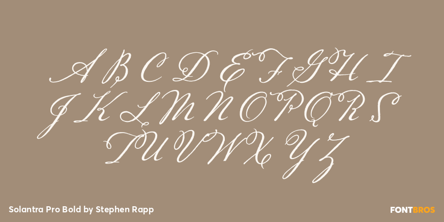 Solantra Pro Bold Font Poster #2