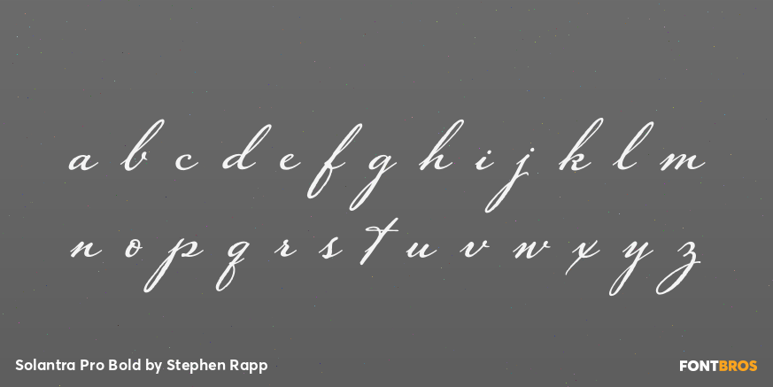 Solantra Pro Bold Font Poster #3