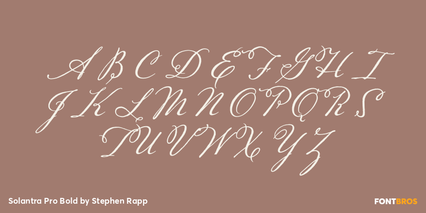 Solantra Pro Bold Font Poster #1