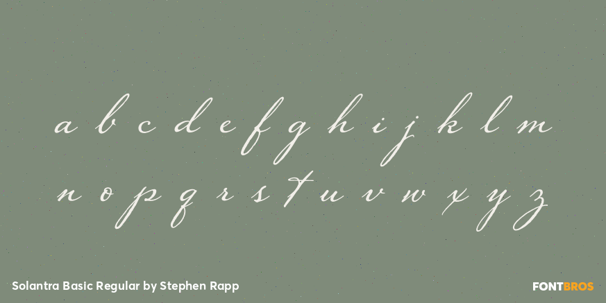 Solantra Basic Regular Font Poster #3