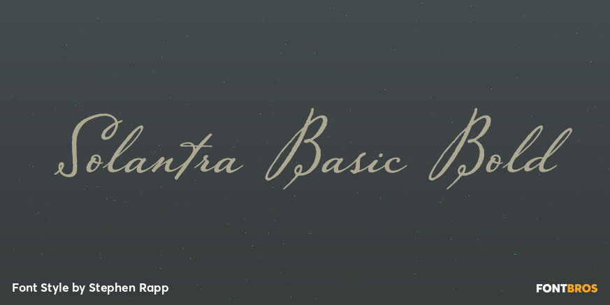 Solantra Basic Bold Poster