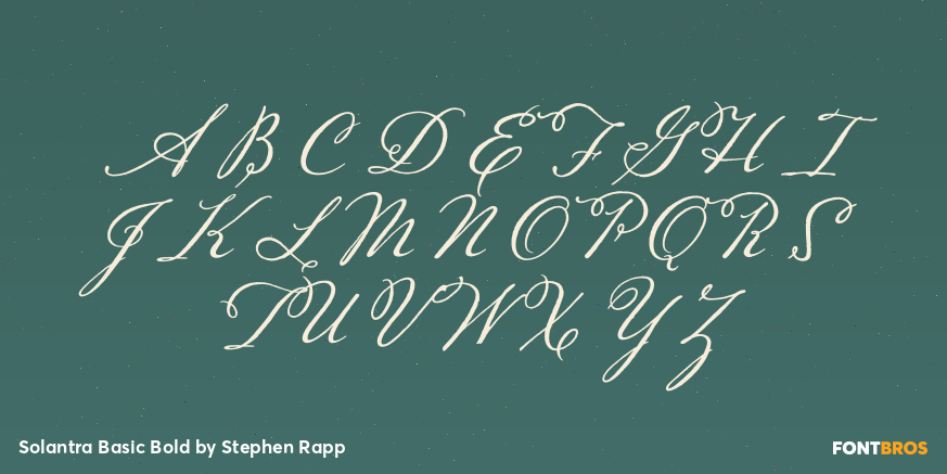 Solantra Basic Bold Font Poster #2