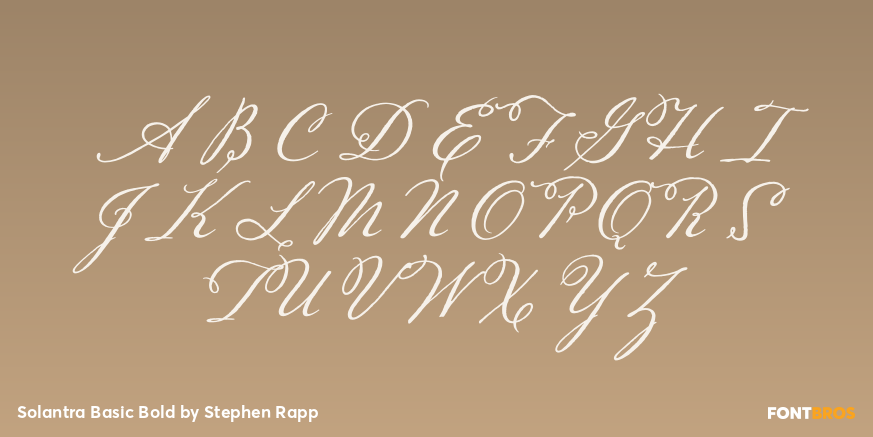 Solantra Basic Bold Font Poster #1