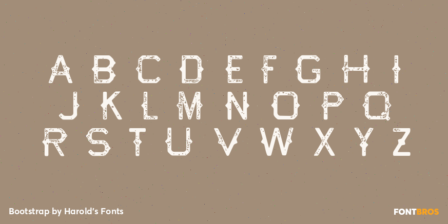 Bootstrap Font Poster #3