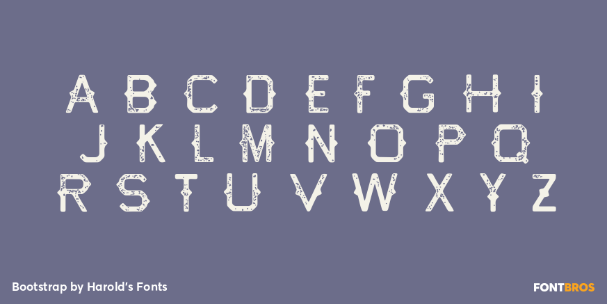 Bootstrap Font Poster #1