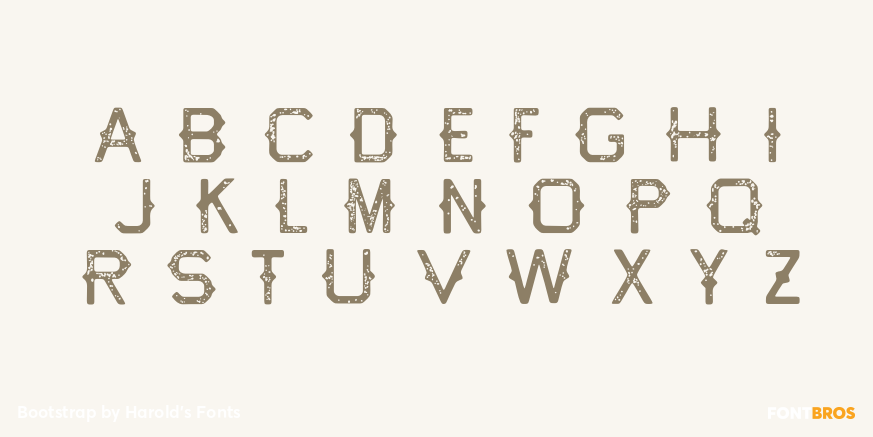 Bootstrap Font Poster #1