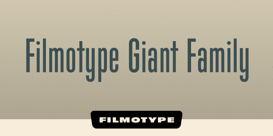 Filmotype Giant Family Poster