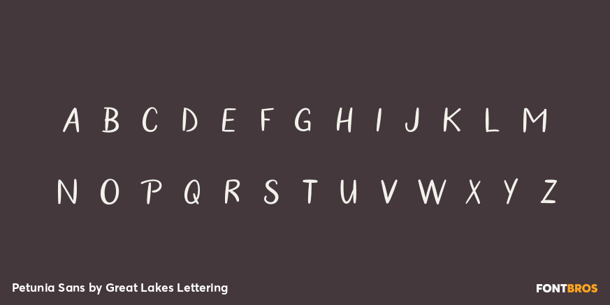 Petunia Sans Font Poster #2