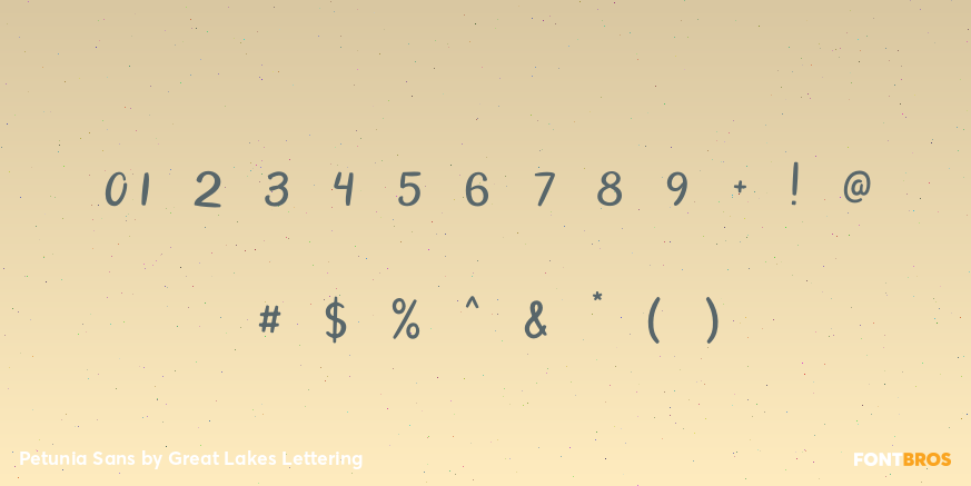 Petunia Sans Font Poster #4