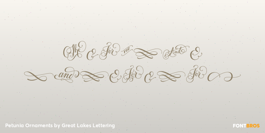 Petunia Ornaments Poster