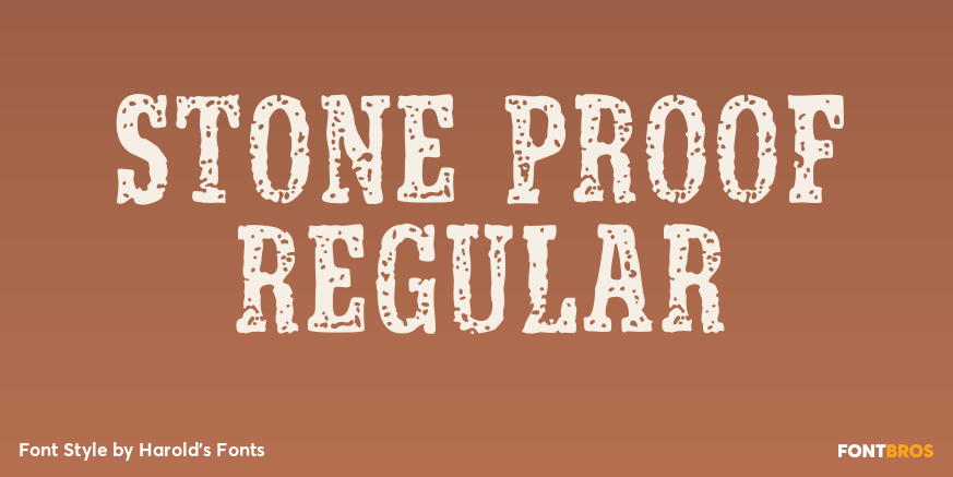 Stone Proof Regular Poster