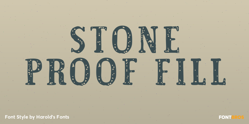 Stone Proof Fill Poster