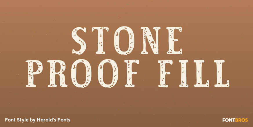 Stone Proof Fill Poster