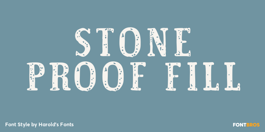 Stone Proof Fill Poster