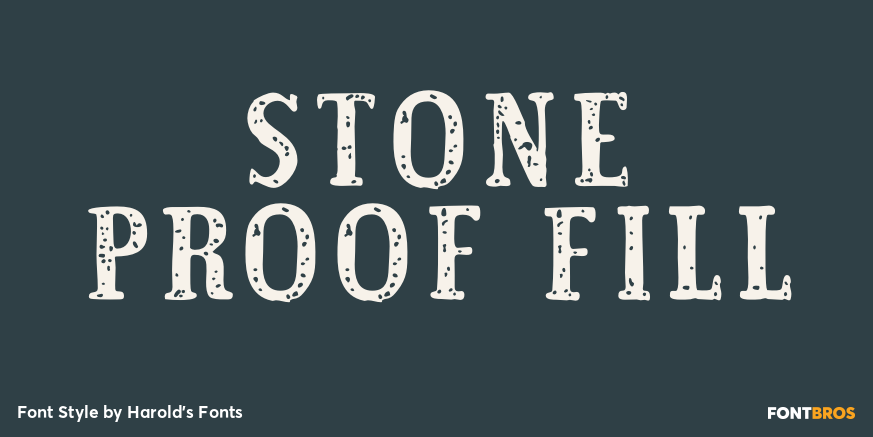 Stone Proof Fill Poster